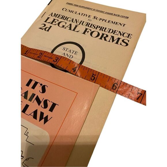 Lot of 2 Its Against The Law Legal Forms 2d Vol 9A Paperback Books - Picture 8 of 9